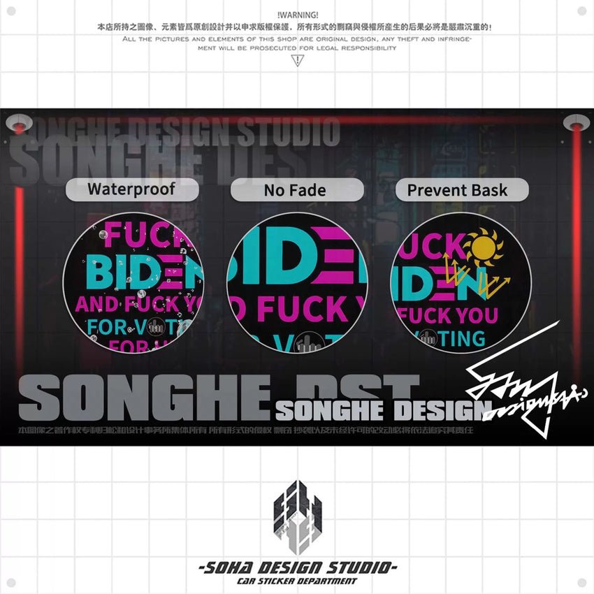JEEP Wrangler/Gladiator Sticker Kit "Fear of the Deep"(cover sticker + air intake sticker + body sticker)