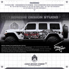Jeep Wrangler Sticker “Tyrannosaurus Rex”(Contact for other models)