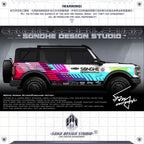 Ford Bronco Sticker "Rally"(Contact for other models)