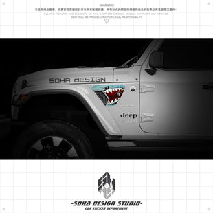 Jeep Wrangler/Gladiator Air Inlet Sticker “Flying Squad”