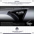 Jeep Wrangler Air Intake Sticker "Machinery"