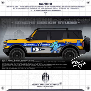 Ford Bronco Sticker “Sully”(Contact for other models)