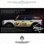 Jeep Wrangler/Ford Bronco Sticker "Popeye Pie"(Contact for other models)