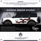 Ford bronco/Jeep Wrangler Sticker "Dragon's Den"(Contact for other models)