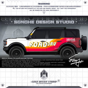 Ford Bronco Sticker "Ford ORV"
