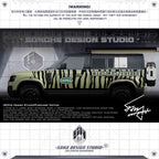 Land Rover Defender sticker "Tiger Pattern"(Contact for other models)