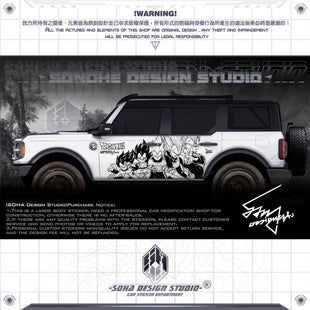 Ford Bronco Sticker “DRAGON BALL”(Contact for other models)