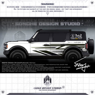 Ford Bronco Sticker "Rapid"(Contact for other models)