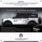 Ford Bronco Sticker "Contour Horse"(Contact for other models)