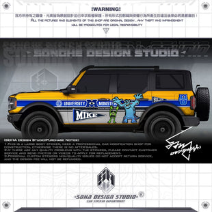 Ford Bronco Sticker “Sully and Mike”(Contact for other models)