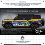Ford Bronco Sticker “Mike Wazowski”(Contact for other models)