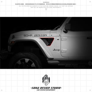 Jeep Wrangler/Gladiator Air Inlet Sticker “USA”