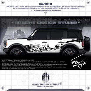 Ford Bronco Sticker “Eco Boost”(Contact for other models)