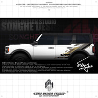 Ford Bronco Raptor Sticker (black/brown)