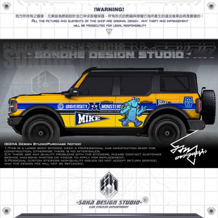 Ford Bronco Sticker “Sully”(Contact for other models)