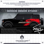 Ford Bronco Sticker “Hurricane”