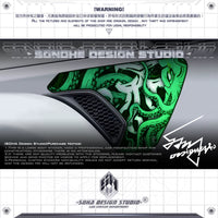 JEEP Wrangler/Gladiator Sticker Kit "Fear of the Deep"(cover sticker + air intake sticker + body sticker)