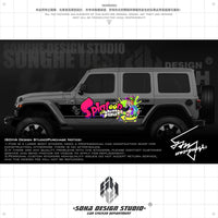 Ford Bronco/Jeep Wrangler Sticker "Splatoon"