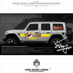 Jeep Wrangler/Ford Bronco Sticker "Popeye Pie"(Contact for other models)