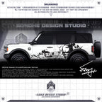 Ford Bronco Sticker “Skeleton”(Contact for other models)