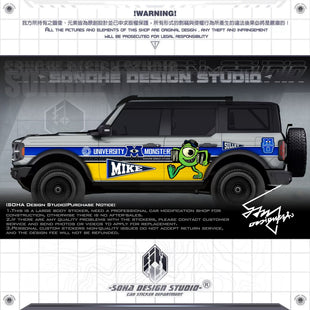 Ford Bronco Sticker “Mike Wazowski”(Contact for other models)