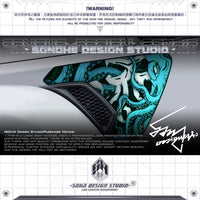 JEEP Wrangler/Gladiator Sticker Kit "Fear of the Deep"(cover sticker + air intake sticker + body sticker)