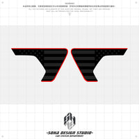 Jeep Wrangler/Gladiator Air Inlet Sticker “USA”
