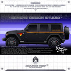 Jeep Wrangler Sticker "Linear"
