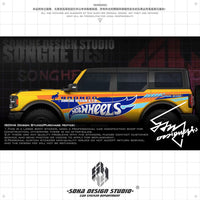 Ford Bronco Sticker "Hot Wheels"