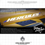 Jeep Wrangler Hood Text Sticker “Hercules”
