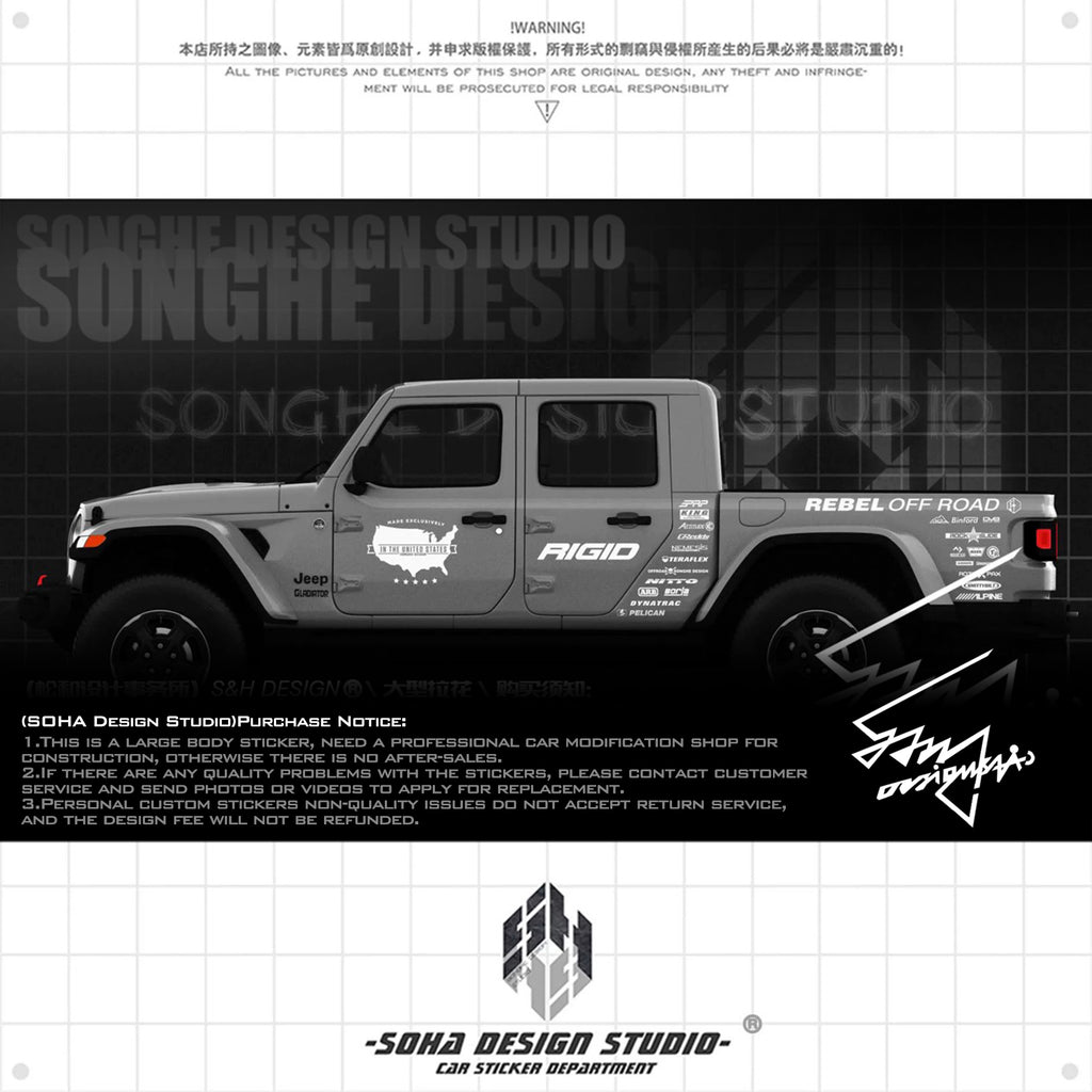 Jeep Gladiator Sticker "The United States"