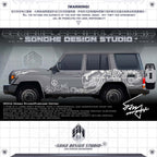 Toyota LC76 sticker "Venom"(Contact for other models)