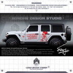 Jeep Wrangler Sticker “Skeleton Mickey Mouse”(Contact for other models)