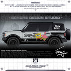 Ford Bronco Sticker "SpongeBob"(Contact for other models)