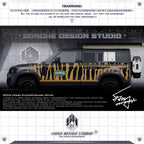 Land Rover Defender sticker "Tiger Pattern"(Contact for other models)