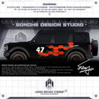 Ford bronco/Jeep Wrangler Sticker "Dragon's Den"(Contact for other models)