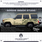 Toyota LC76 sticker "Venom"(Contact for other models)
