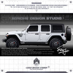 Jeep Wrangler Sticker "Linear"