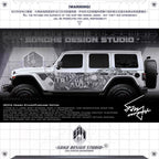 Jeep Wrangler Sticker “Tyrannosaurus Rex”(Contact for other models)
