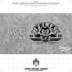 "Felix the Cat" Theme Sticker Collection (5 stickers)