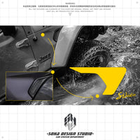 Jeep Wrangler/Gladiator Air Inlet Sticker “USA”