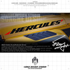 Jeep Wrangler Hood Text Sticker “Hercules”