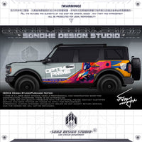 Ford Bronco Sticker “Optimus Prime”
