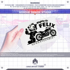 "Felix the Cat" Theme Sticker Collection (5 stickers)