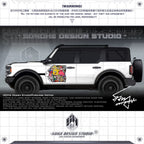 Jeep Wrangler/Ford Bronco Sticker “SpongeBob”(Contact for other models)