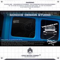 Jeep Wrangler Car Window Sticker(Four types)