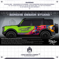 Ford Bronco Sticker “Optimus Prime”