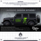 Jeep Wrangler Sticker “Skeleton Mickey Mouse”(Contact for other models)