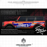 Ford Bronco Sticker "Hot Wheels"