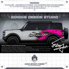 Ford Bronco Sticker “Hurricane”